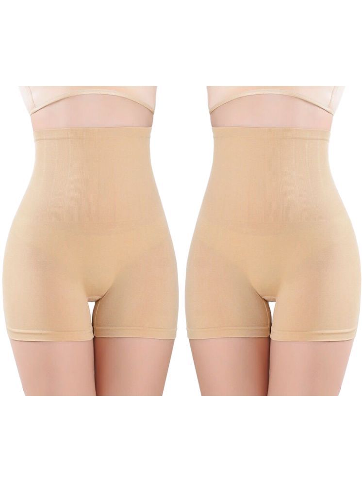     			3Mads Pack of 2 Cotton Women's Thigh Compressor ( Beige ) SFH007_SK_SK_XXL_ST