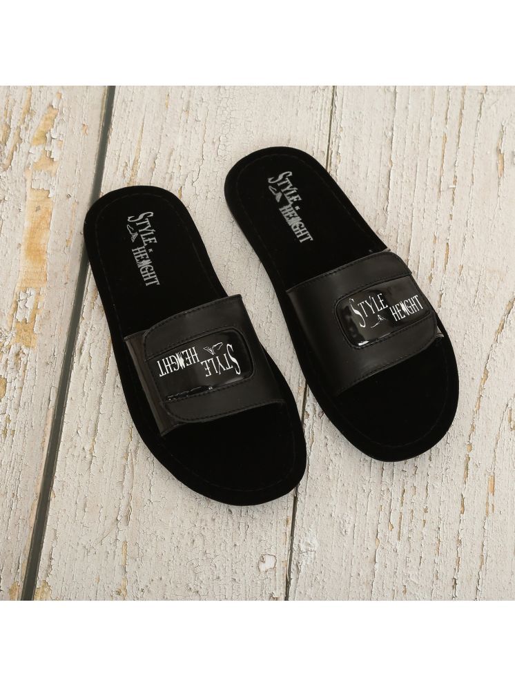     			Style Height Black Men's Slide Flip Flop