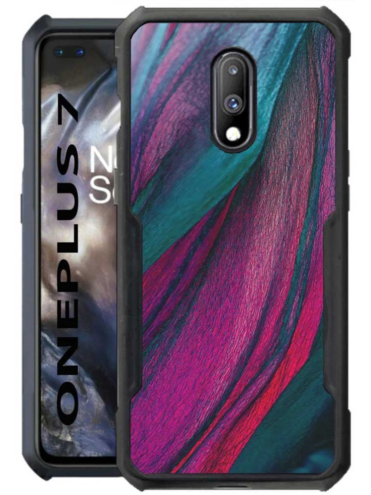     			COBERTA Multicolor Printed Back Cover Polycarbonate Compatible For OnePlus 7 ( Pack of 1 )