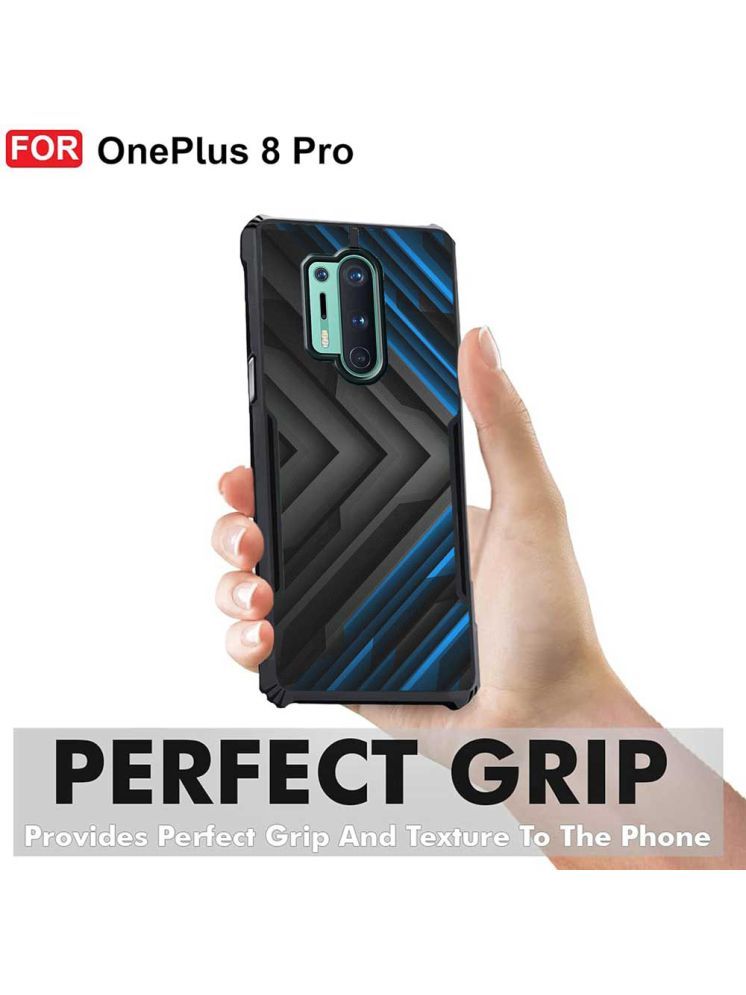     			COBERTA Multicolor Printed Back Cover Polycarbonate Compatible For OnePlus 8 Pro ( Pack of 1 )