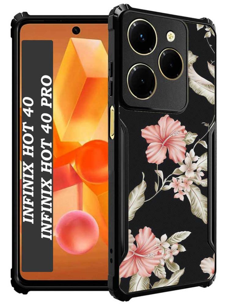     			COBERTA Multicolor Printed Back Cover Polycarbonate Compatible For Inifinix Hot 40 Pro ( Pack of 1 )