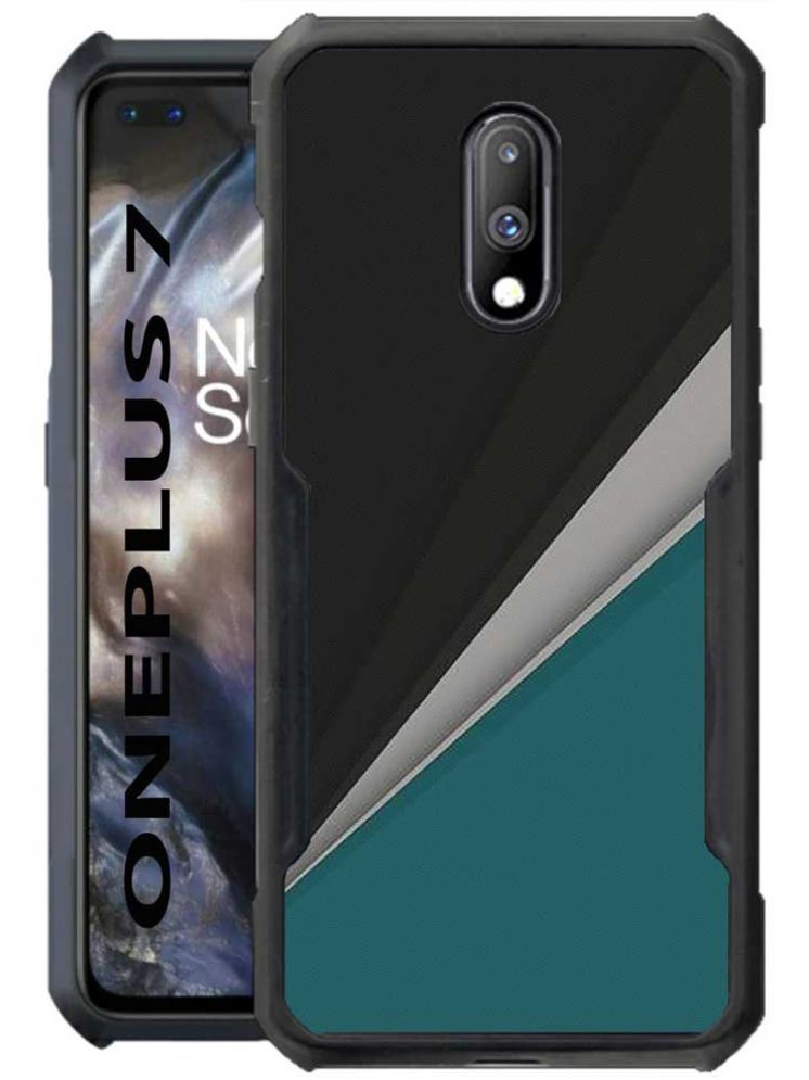     			COBERTA Multicolor Printed Back Cover Polycarbonate Compatible For OnePlus 7 ( Pack of 1 )