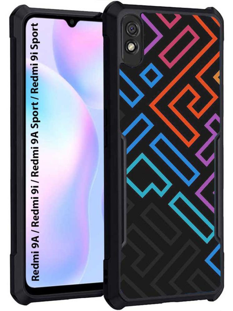     			COBERTA Multicolor Printed Back Cover Polycarbonate Compatible For Redmi 9A sport ( Pack of 1 )