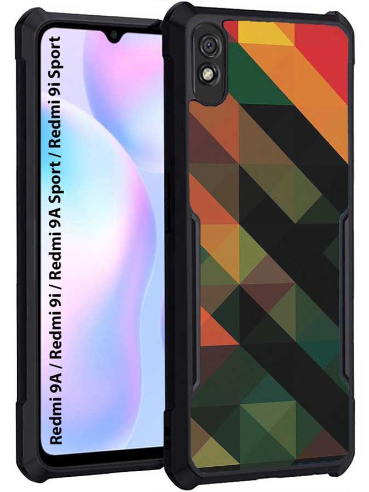     			COBERTA Multicolor Printed Back Cover Polycarbonate Compatible For Redmi 9A sport ( Pack of 1 )