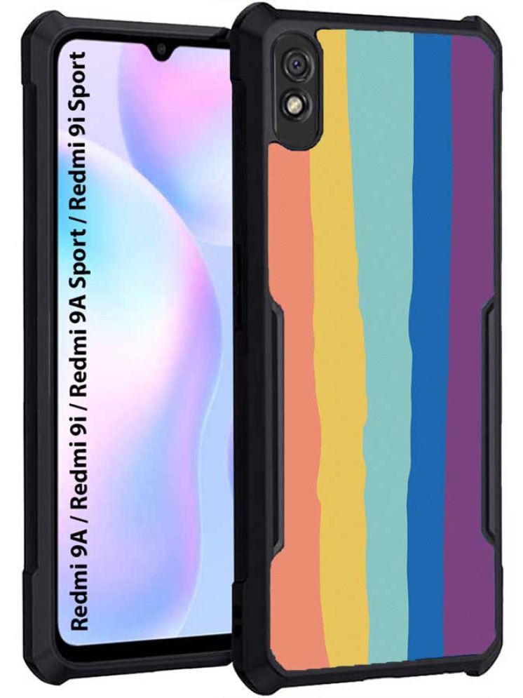     			COBERTA Multicolor Printed Back Cover Polycarbonate Compatible For Xiaomi Redmi 9A ( Pack of 1 )