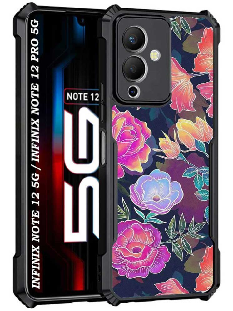     			COBERTA Multicolor Printed Back Cover Polycarbonate Compatible For Infinix Note 12 Pro 5G ( Pack of 1 )