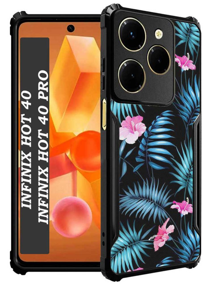     			COBERTA Multicolor Printed Back Cover Polycarbonate Compatible For Inifinix Hot 40 Pro ( Pack of 1 )