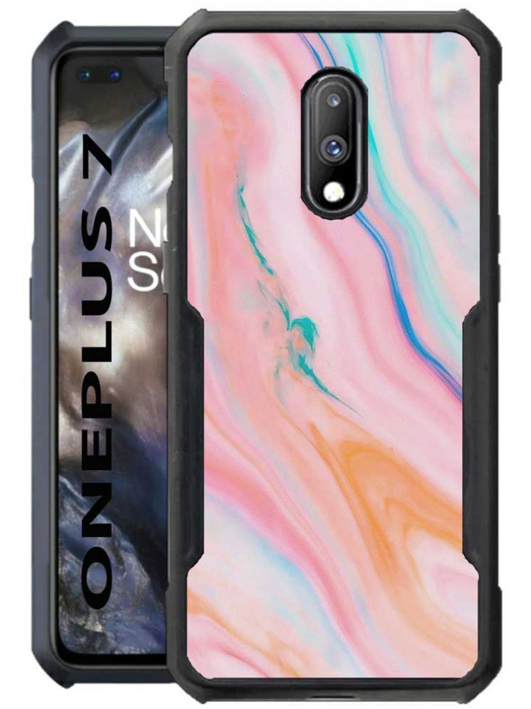     			COBERTA Multicolor Printed Back Cover Polycarbonate Compatible For OnePlus 7 ( Pack of 1 )