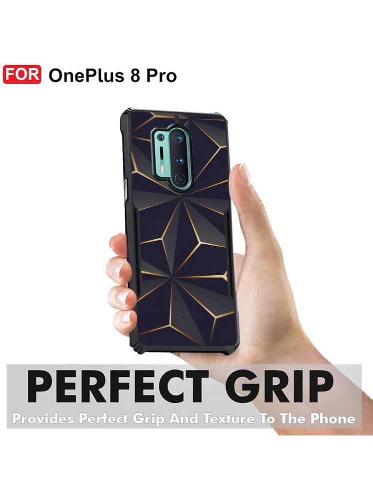     			COBERTA Multicolor Printed Back Cover Polycarbonate Compatible For OnePlus 8 Pro ( Pack of 1 )