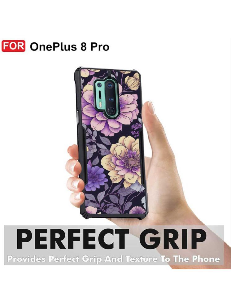     			COBERTA Multicolor Printed Back Cover Polycarbonate Compatible For OnePlus 8 Pro ( Pack of 1 )