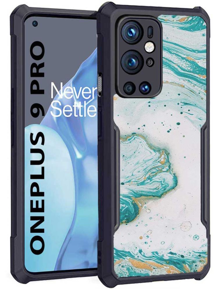     			COBERTA Multicolor Printed Back Cover Polycarbonate Compatible For Oneplus 9pro ( Pack of 1 )