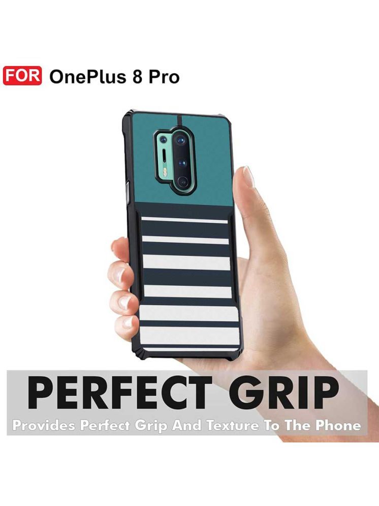     			COBERTA Multicolor Printed Back Cover Polycarbonate Compatible For OnePlus 8 Pro ( Pack of 1 )