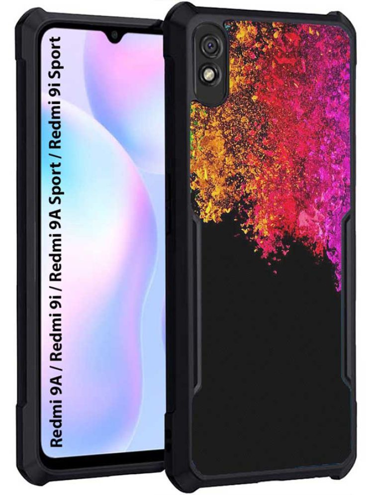     			COBERTA Multicolor Printed Back Cover Polycarbonate Compatible For Xiaomi Redmi 9A ( Pack of 1 )