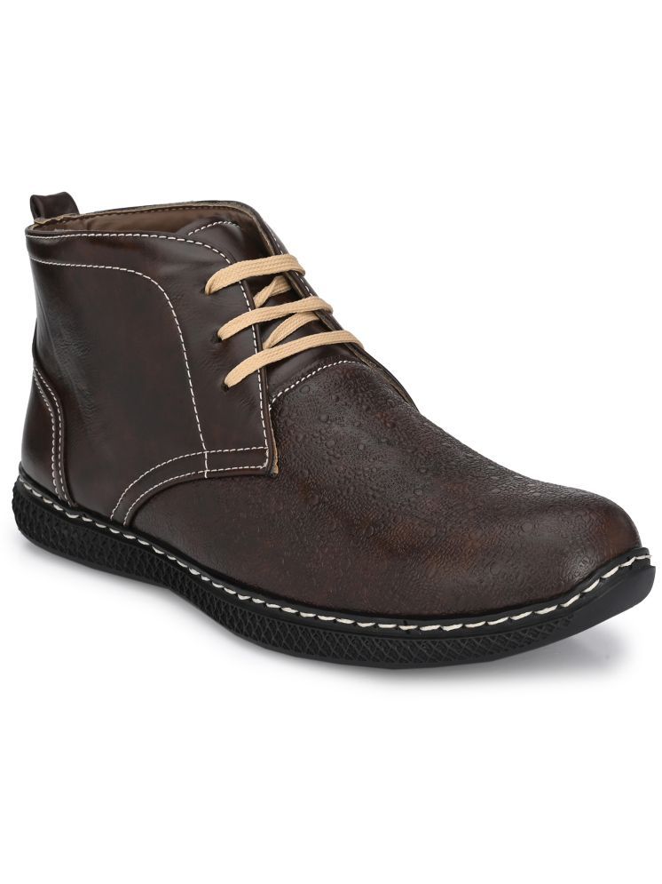     			Karsun Brown Men's Casual Boots