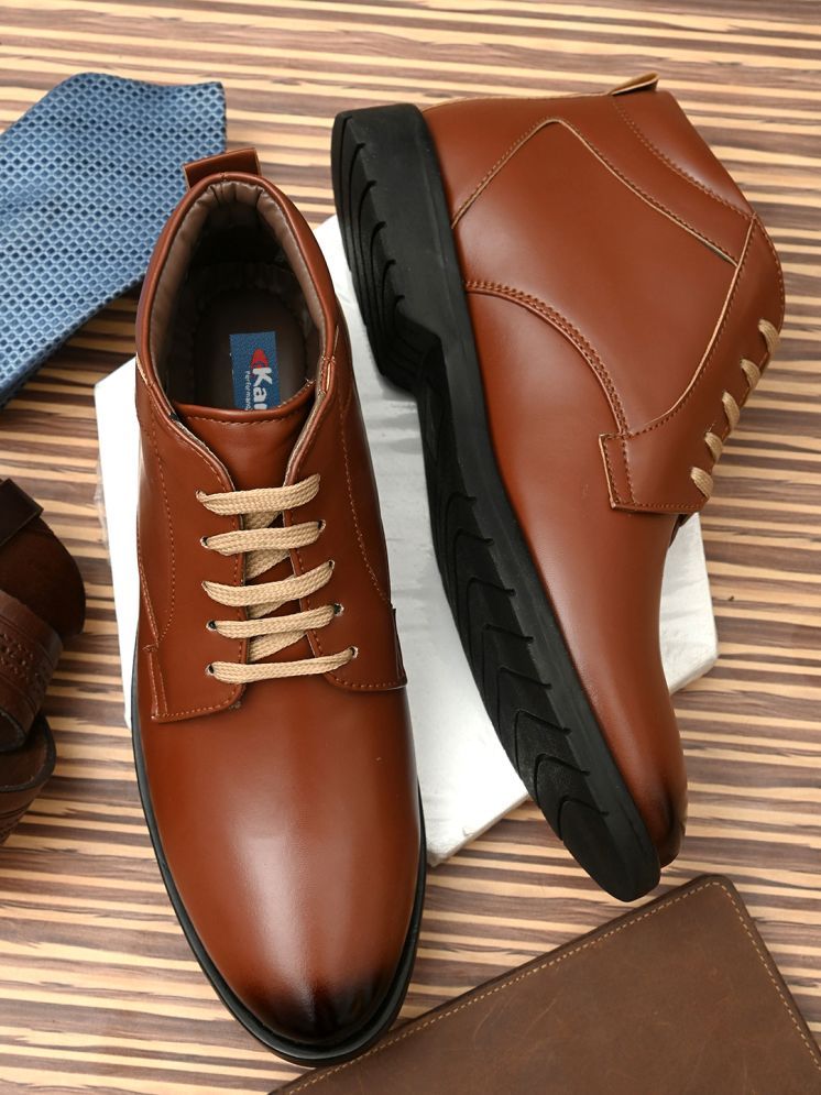     			Karsun Tan Men's Formal Boots