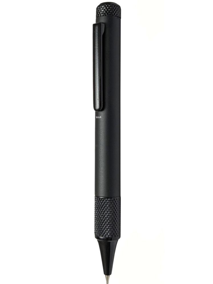     			UJJi Jerk Activated  Jhatka Pen Unique Design Metal Black Color Ball Pen