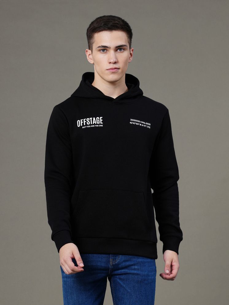     			Red Tape Cotton Blend Hooded Men's Sweatshirt - Black ( Pack of 1 )