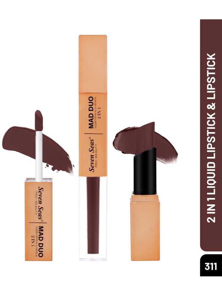     			Seven Seas Dark Nude Matte Lipstick 4ML