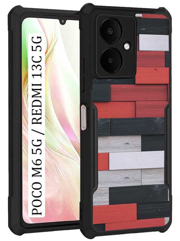     			COBERTA Multicolor Printed Back Cover Polycarbonate Compatible For Redmi 13C 5G ( Pack of 1 )