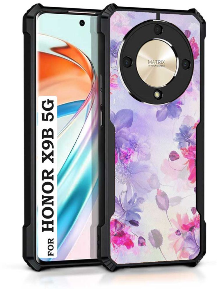     			COBERTA Multicolor Printed Back Cover Polycarbonate Compatible For Honor X9B 5G ( Pack of 1 )