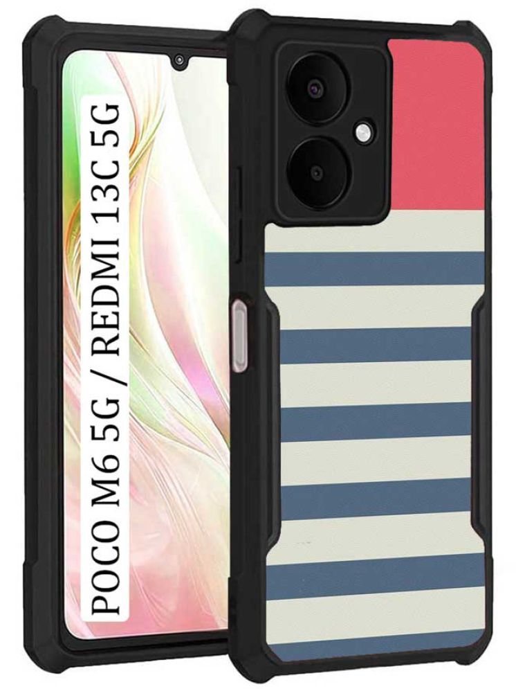     			COBERTA Multicolor Printed Back Cover Polycarbonate Compatible For Redmi 13C 5G ( Pack of 1 )