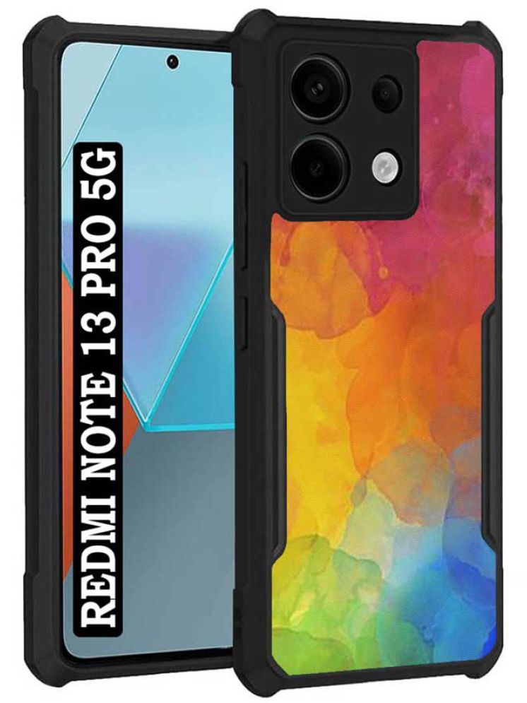     			COBERTA Multicolor Printed Back Cover Polycarbonate Compatible For Redmi Note 13 Pro 5G ( Pack of 1 )