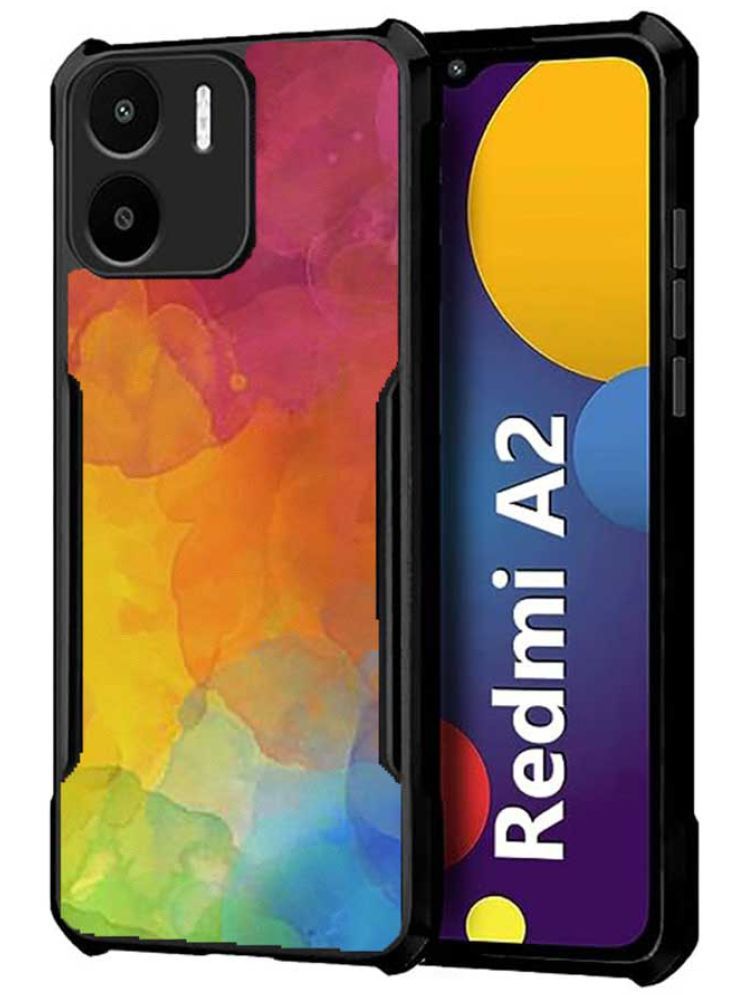     			COBERTA Multicolor Printed Back Cover Polycarbonate Compatible For Redmi A2 ( Pack of 1 )