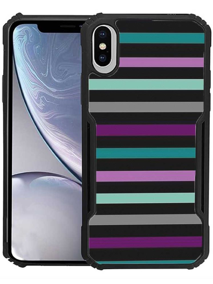     			COBERTA Multicolor Printed Back Cover Polycarbonate Compatible For Apple iPhone XS Max ( Pack of 1 )