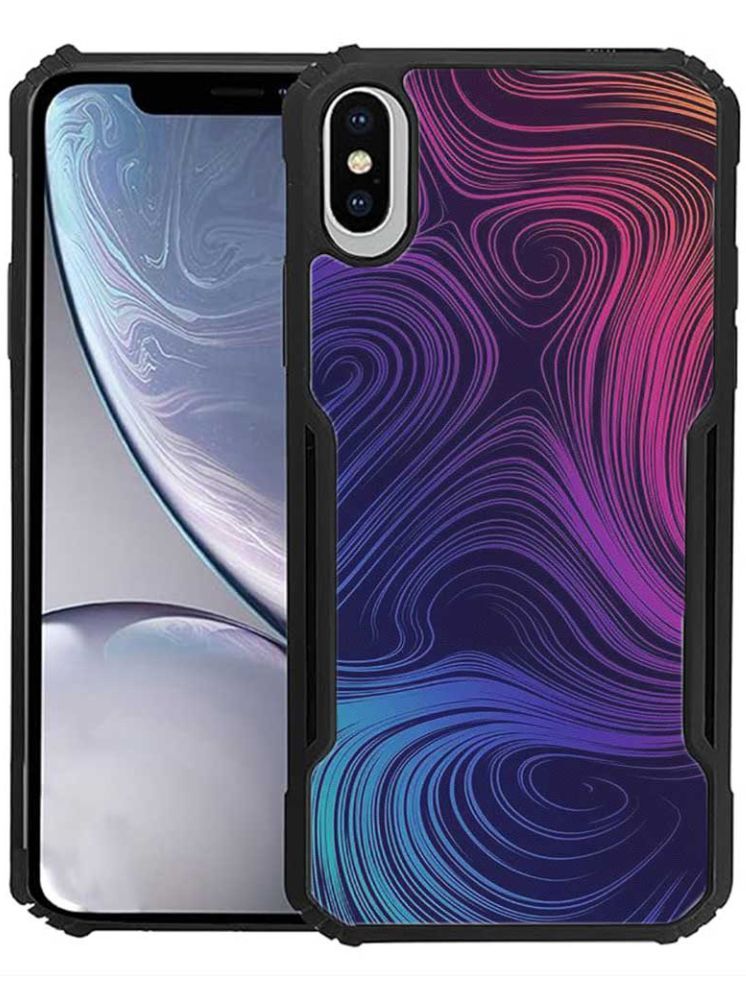     			COBERTA Multicolor Printed Back Cover Polycarbonate Compatible For Apple iPhone XS Max ( Pack of 1 )