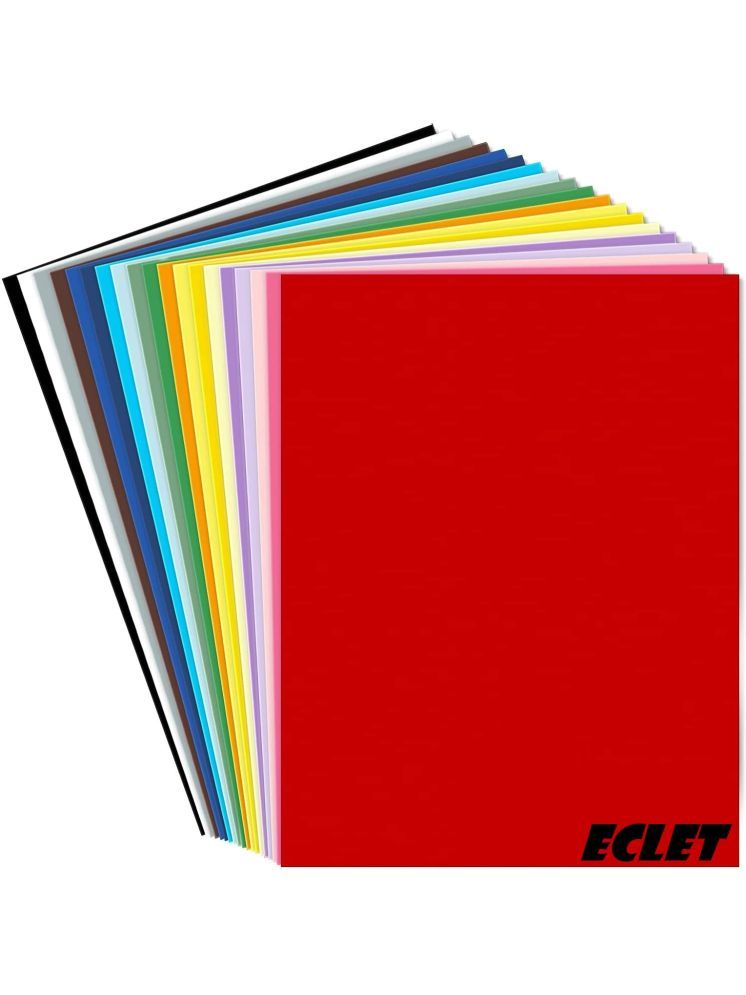     			ECLET A4 100 Coloured Sheets (10 Sheets each color)Copy Printing /Art and Craft Paper Double Sided Coloured Origami Folding DIY Craft Smooth Finish use in Home, School, Office Stationery Children's Day Gift, Birthday Gift, Party Favors,christmas decor etc