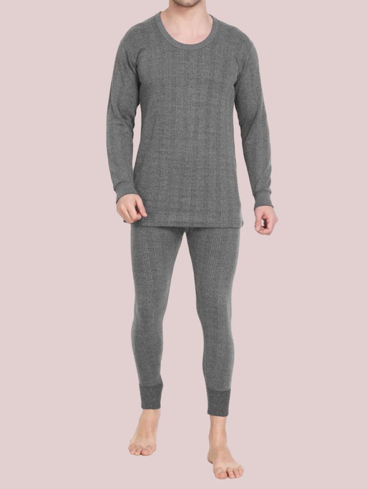     			Paryag Woollen Men's Thermal Sets ( Black )