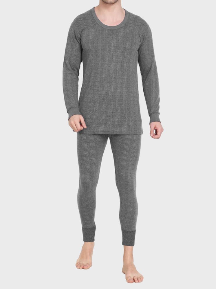     			Paryag Woollen Men's Thermal Sets ( Black )