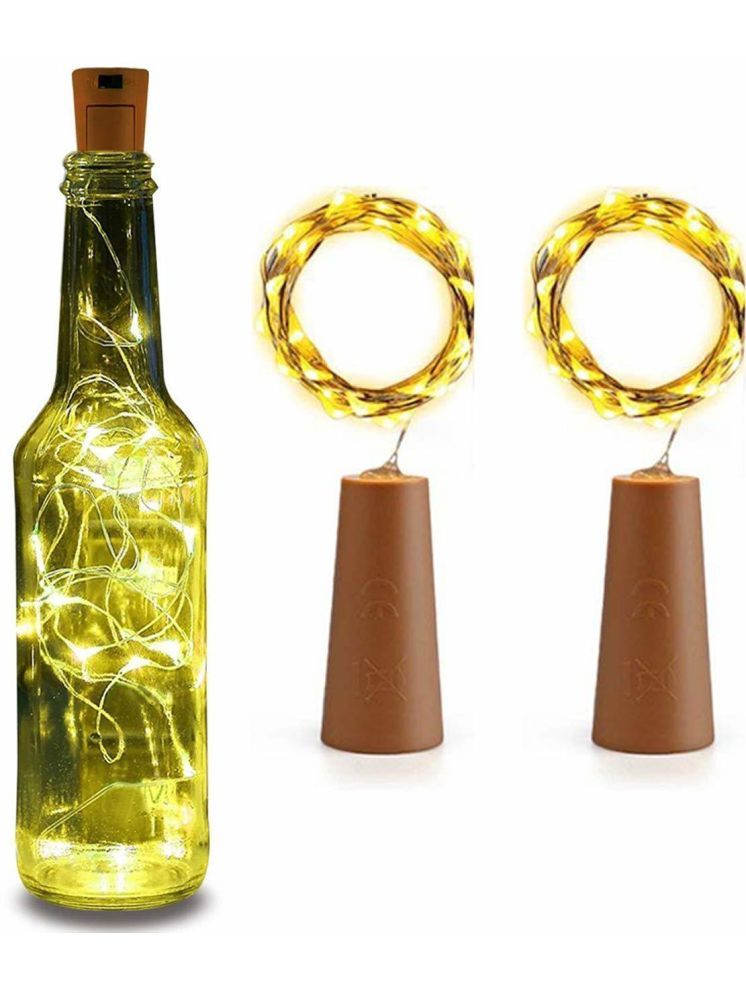     			SPARKWORLD Gold 3M Cork light ( Pack of 2 )