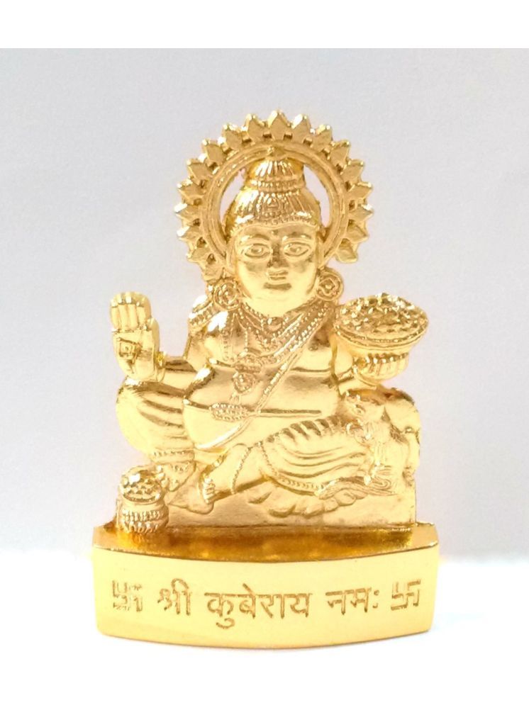     			Shri Astha Vinayak Brass Lord Kuber Idol ( 10 cm )