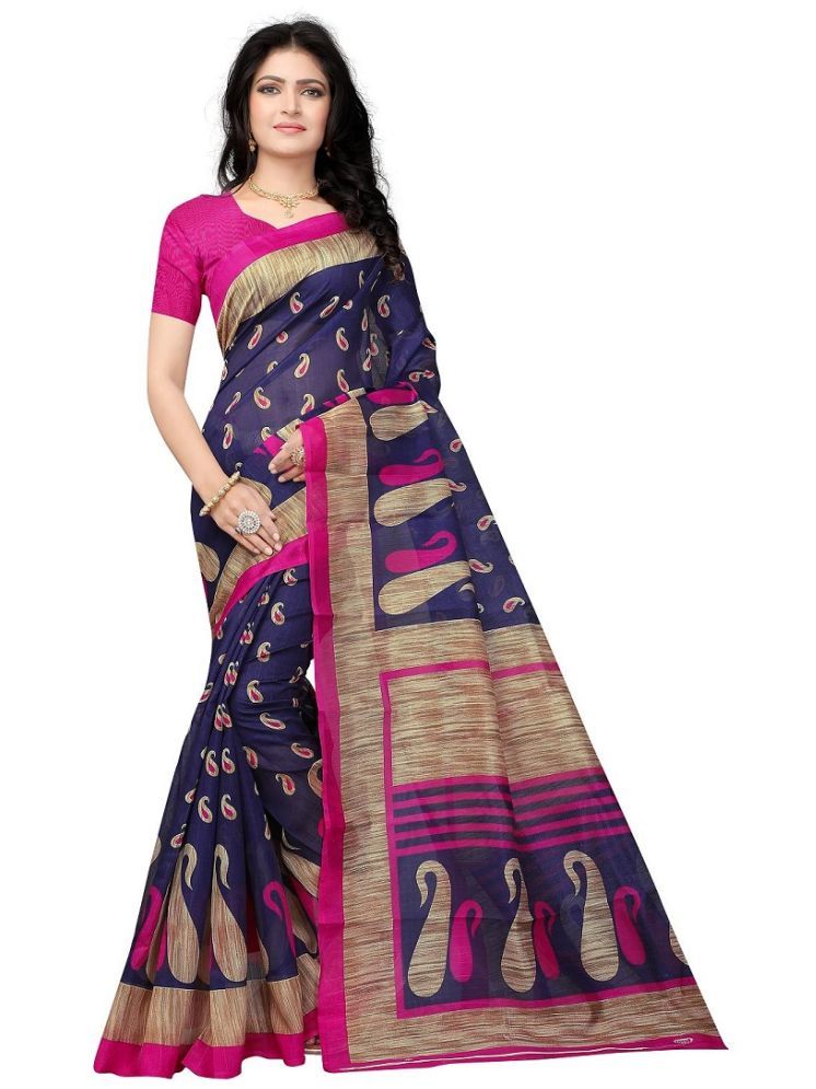     			THE PRIVATE LABLE Cotton Blend Self Design Saree Without Blouse Piece - Pink ( Pack of 1 )