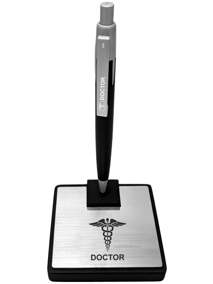     			UJJi Doctor Logo Magnetic Stand Pen Table Holder Ball Pen