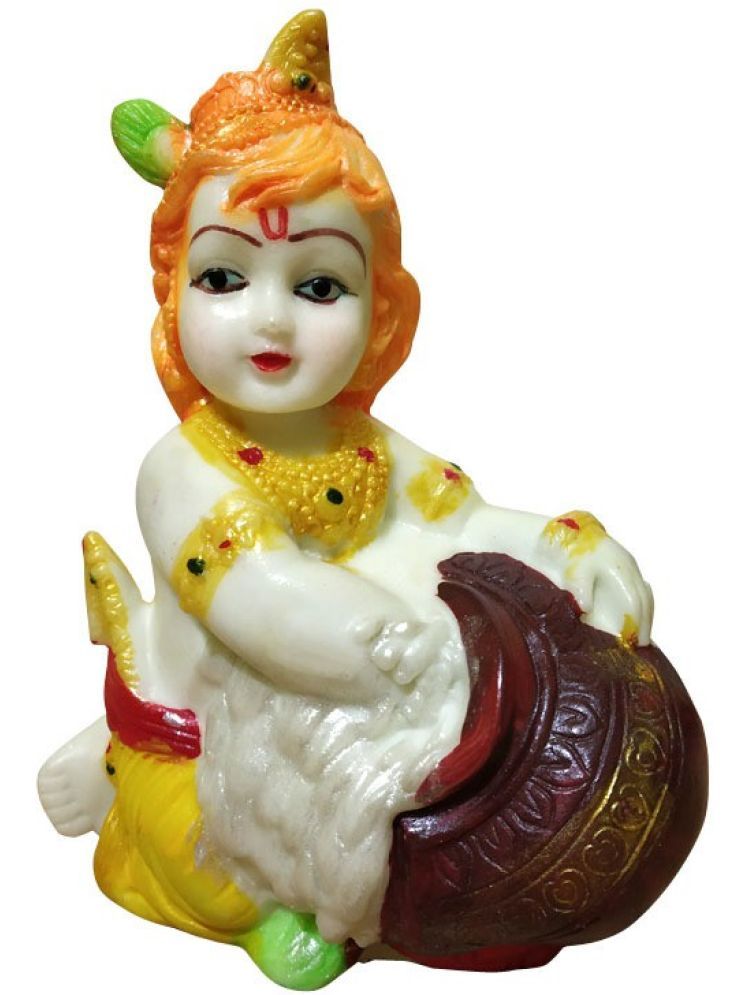     			WINSOME COLLECTION Plastic Lord Krishna Idol ( 12 cm )