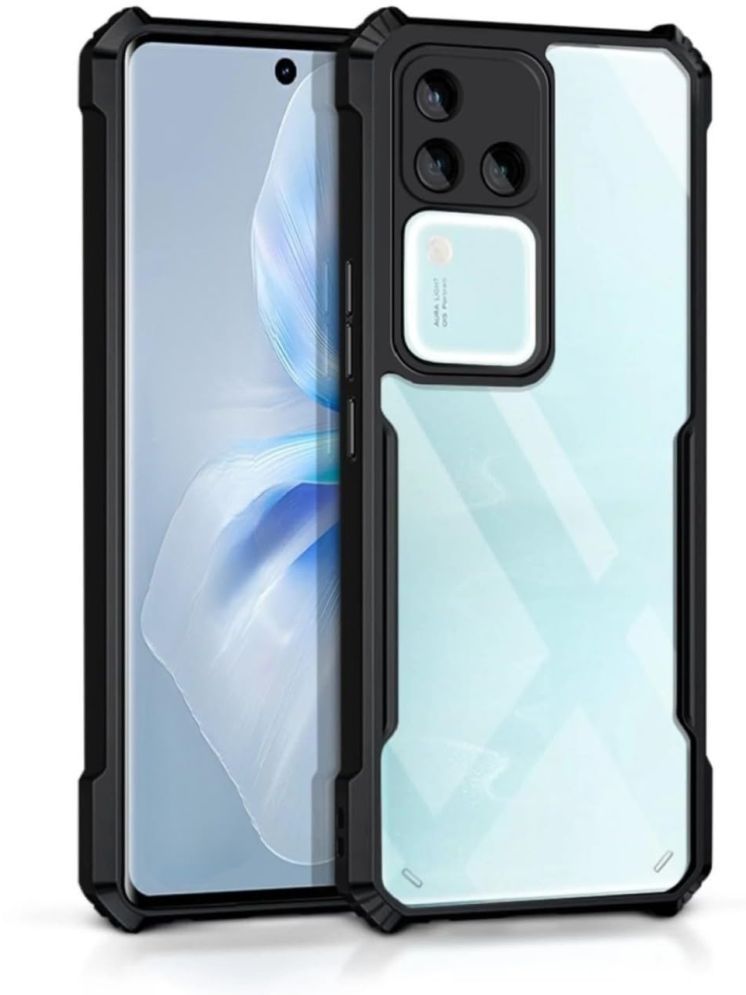     			Gemesha Plain Cases Compatible For Polycarbonate Vivo V30 pro 5g ( )