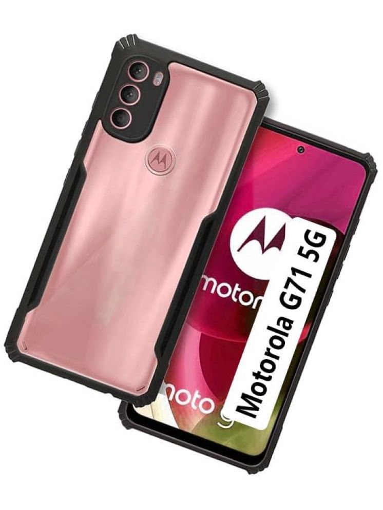     			Gemesha Plain Cases Compatible For Polycarbonate Motorola Moto G71 5g ( )