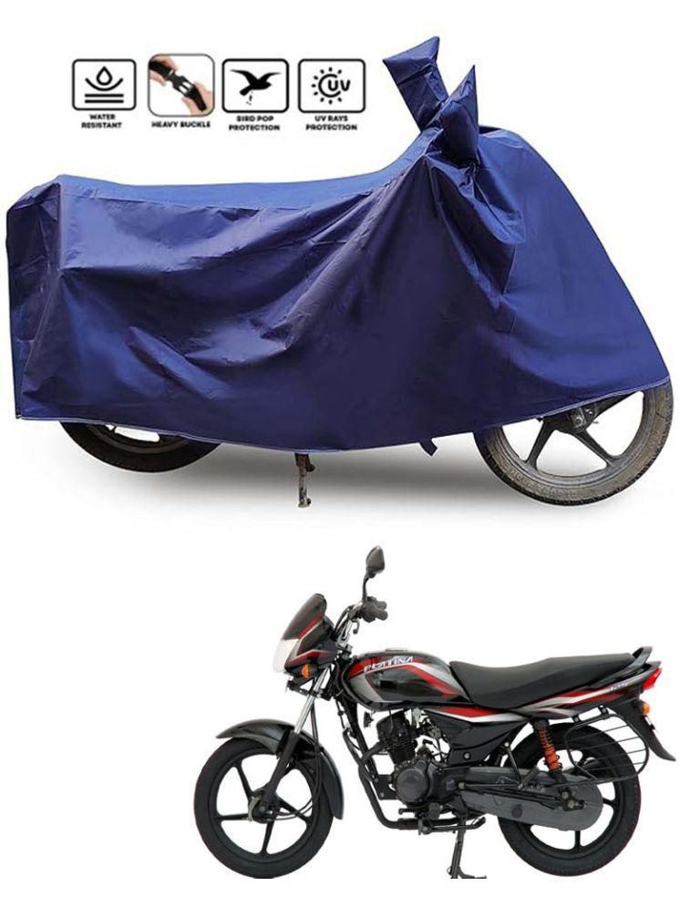     			JVG Bike Body Cover for Bajaj Platina 100 ( Pack of 1 ) , Blue