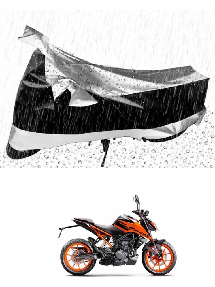     			JVG Bike Body Cover for KTM Duke 200 ( Pack of 1 ) , Silver