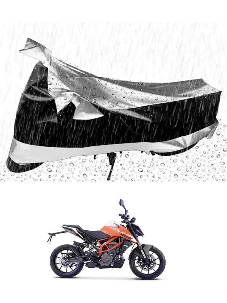     			JVG Bike Body Cover for KTM Duke 200 ( Pack of 1 ) , Silver