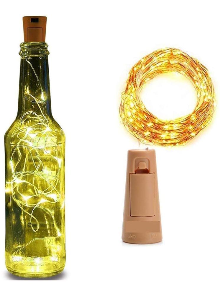     			SPARKWORLD Gold 3M Cork light ( Pack of 1 )