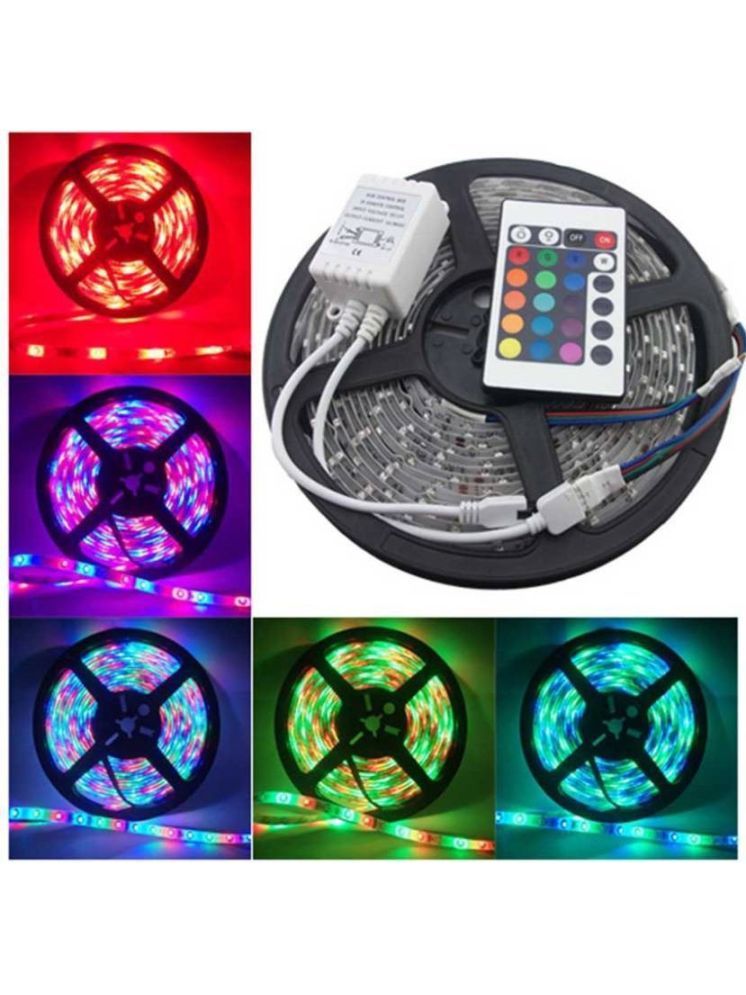     			SPARKWORLD Multicolor 5M LED Strip ( Pack of 1 )