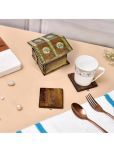 TFS Brown Wood Table Organiser - Pack of 7