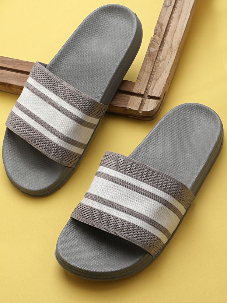     			KAPANI Light Grey Women's Slide Flip flop