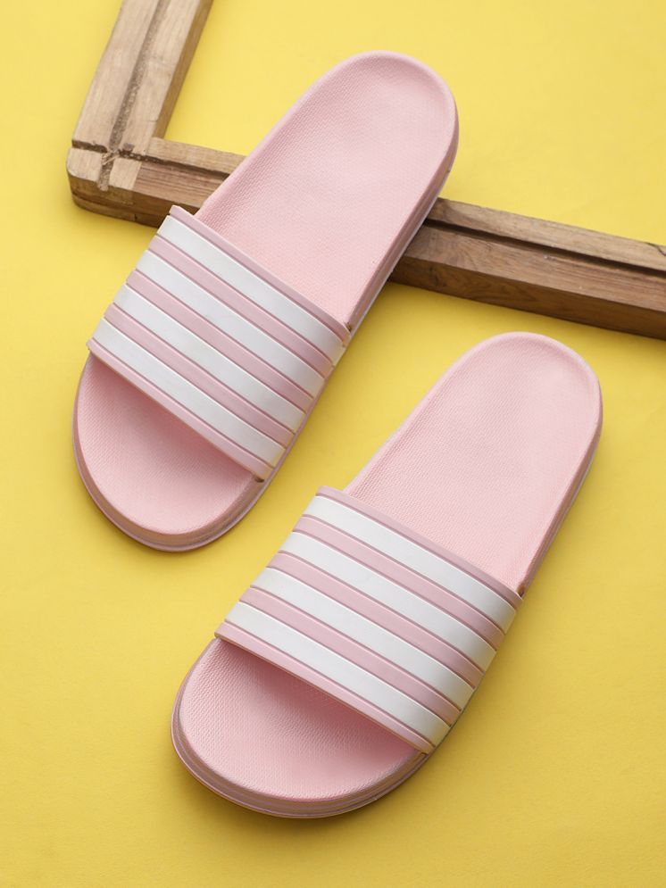     			KAPANI Pink Women's Slide Flip flop