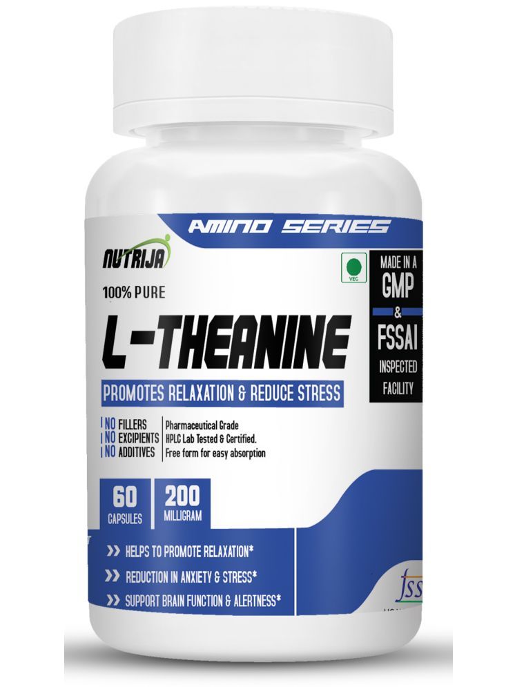     			NUTRIJA NutriJa L-Theanine 200MG - 60 no.s Capsule