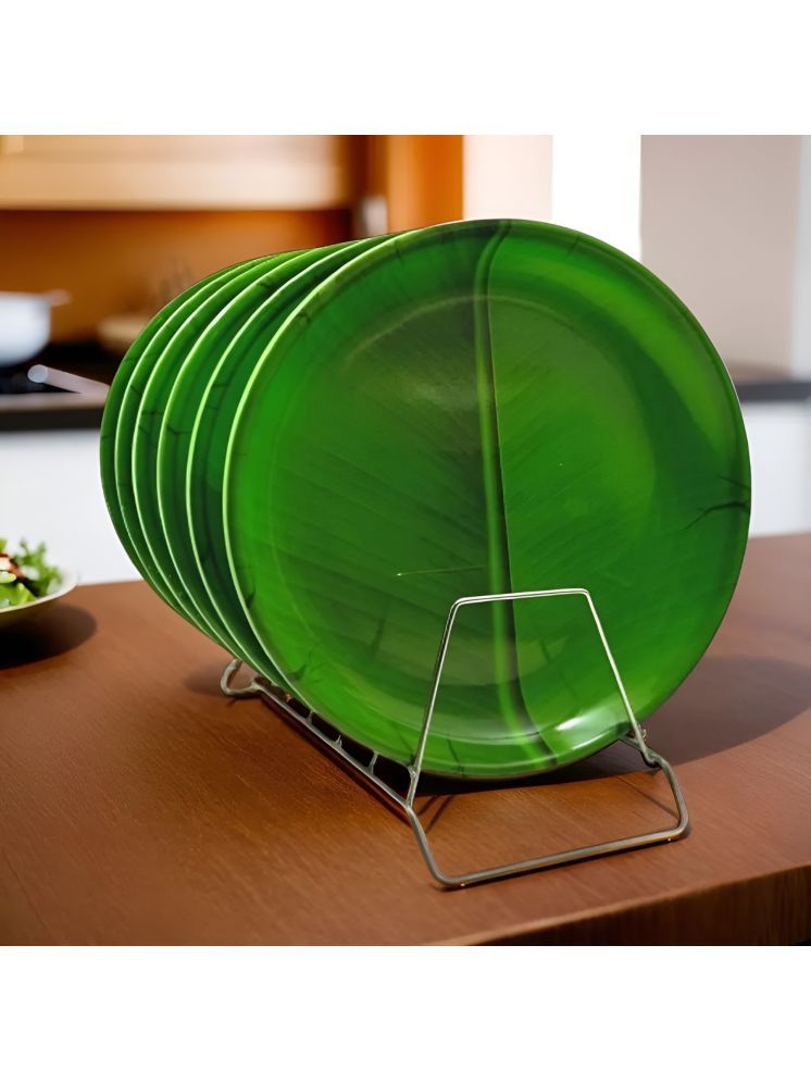     			Inpro 6 Pcs Melamine Dark Green Full Plate