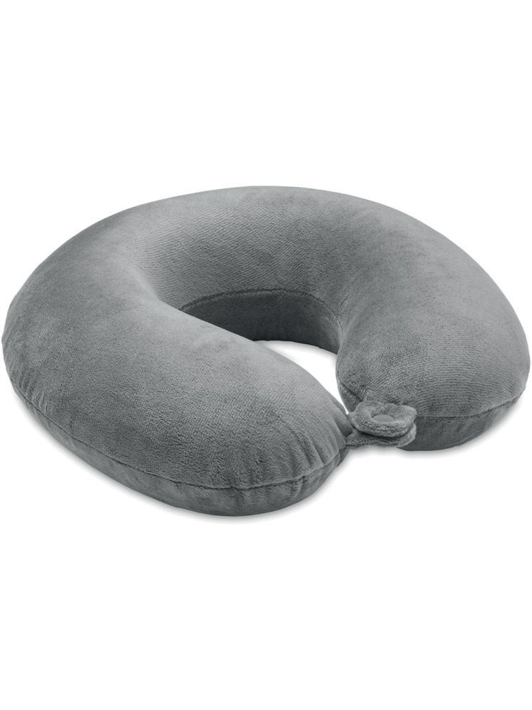     			UrbanArts Grey Neck Pillow ( Pack of 1 )